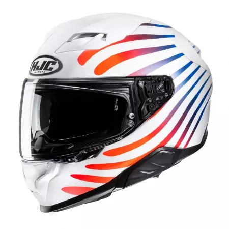 HJC F71 ZEN WHITE/CRVENA XXL motociklistička kaciga koja pokriva cijelo lice-1