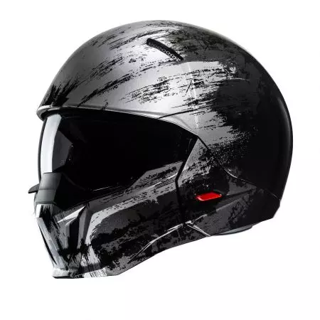 HJC I20 FURIA PRATA/PRETO capacete aberto de motociclista L-1