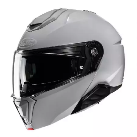 HJC I91 SOLID N.GREY L capacete de maxilar para motociclos-1