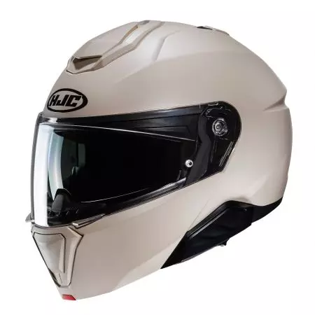 HJC I91 SOLID SEMI FLAT SAND BEIGE L casco moto jaw - I91-SOL-SF-BEI-L