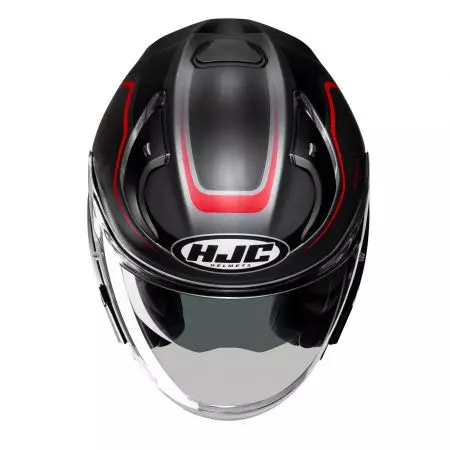 Motocyklová přilba HJC R-PHA-31 KOUV BLACK/RED XS s otevřeným obličejem-3
