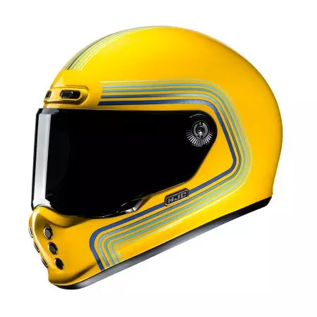 HJC V10 FONI YELLOW/GREY S motociklistička kaciga koja pokriva cijelo lice - V10-FON-MC3-S