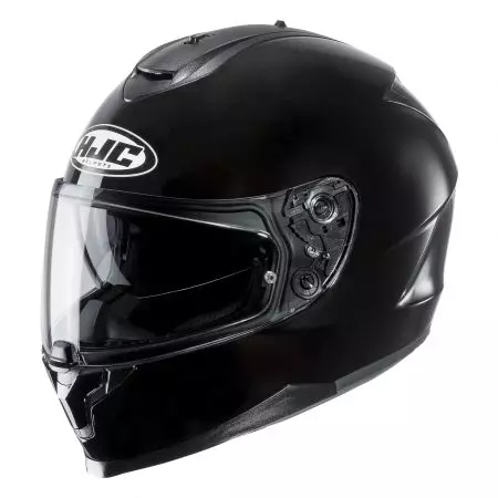 HJC C70n SOLID METAL BLACK XL motociklistička kaciga koja pokriva cijelo lice - C70N-SOL-MT-BLK-XL