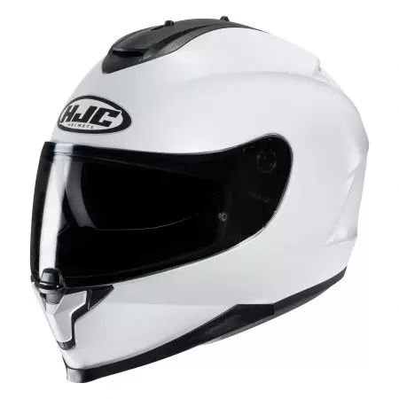 HJC C70n SOLID PEARL WHITE XS motociklistička kaciga za cijelo lice-1