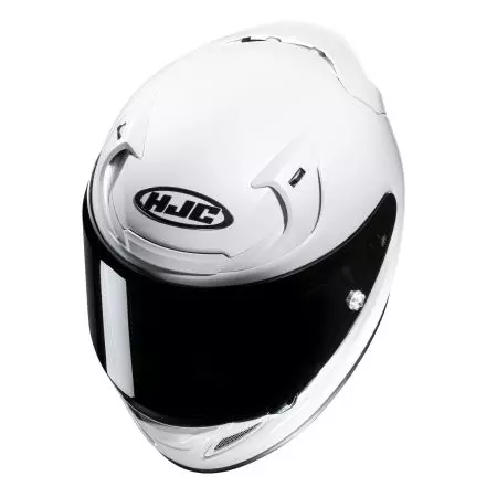 HJC R-PHA-12 SOLID PEARL WHITE M casco integral de moto-2