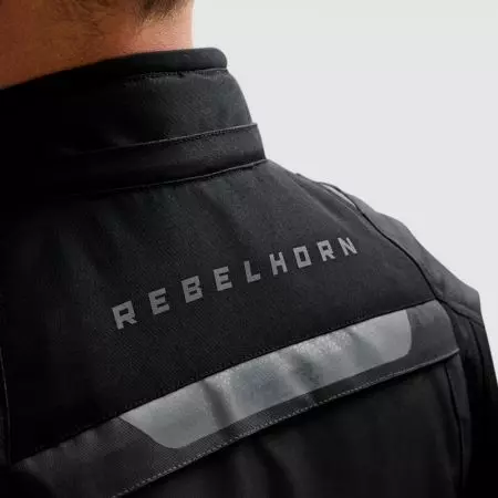 Tekstilna motoristička jakna Rebelhorn Cubby V, crna 5XL-15