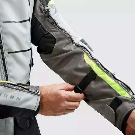 Rebelhorn Cubby V tekstilna motoristička jakna crno-sivo-žuta fluo M-10
