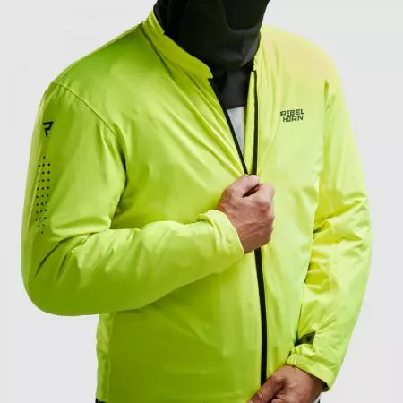 Rebelhorn Cubby V tekstilna motoristička jakna crno-sivo-žuta fluo M-11