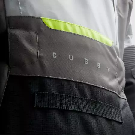 Rebelhorn Cubby V tekstilna motoristička jakna crno-sivo-žuta fluo M-15