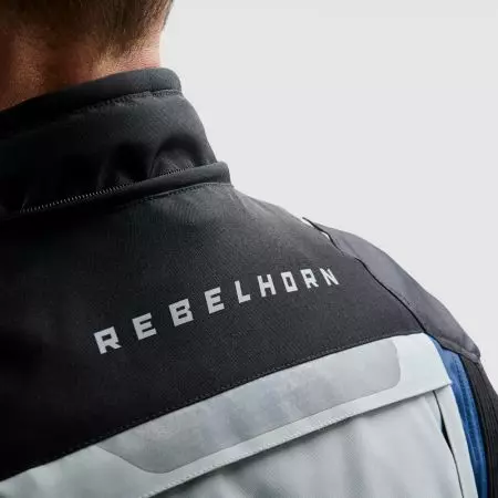 Rebelhorn Cubby V tekstilna motociklistička jakna plavo-sivo-crvena M-17