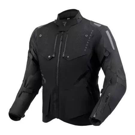 Tekstilna motociklistička jakna Rebelhorn Hiker IV, crna 9XL-1