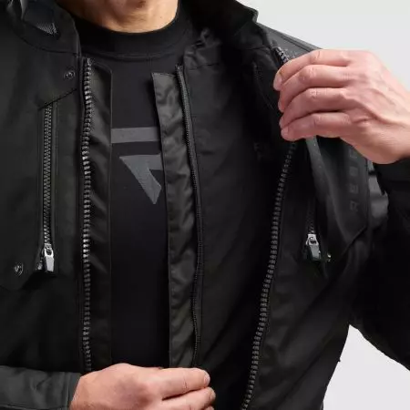 Tekstilna motociklistička jakna Rebelhorn Hiker IV, crna, XL-7