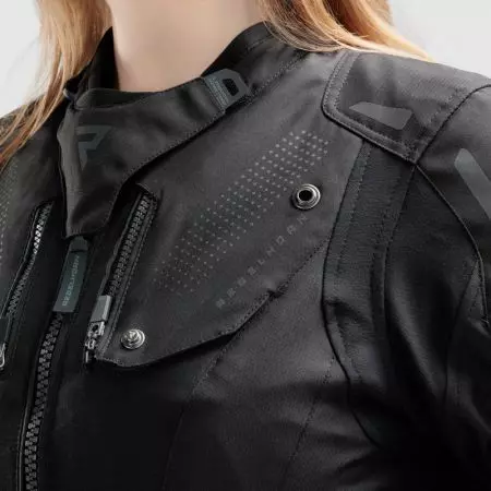 Rebelhorn Hiker IV Ženska tekstilna motoristička jakna, crna XXL-13