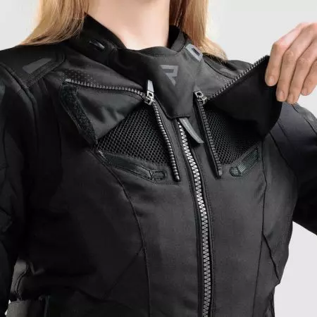 Rebelhorn Hiker IV Ženska tekstilna motoristička jakna, crna XXL-3