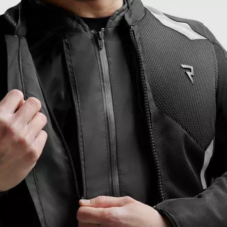 Rebelhorn Jax tekstilna motoristička jakna crna i siva M-6