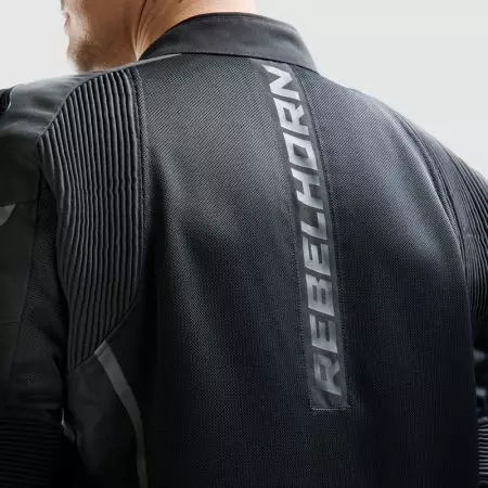 Rebelhorn Vandal Mesh casaco têxtil para motas preto 4XL-5