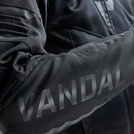 Rebelhorn Vandal Mesh tekstilna motoristička jakna, crna M-12