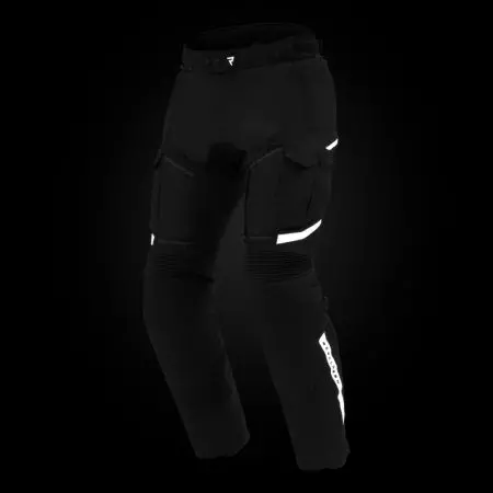 Rebelhorn Cubby V calças de motociclismo em tecido preto L-10