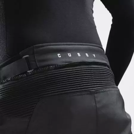 Rebelhorn Cubby V calças de motociclismo em tecido preto L-12