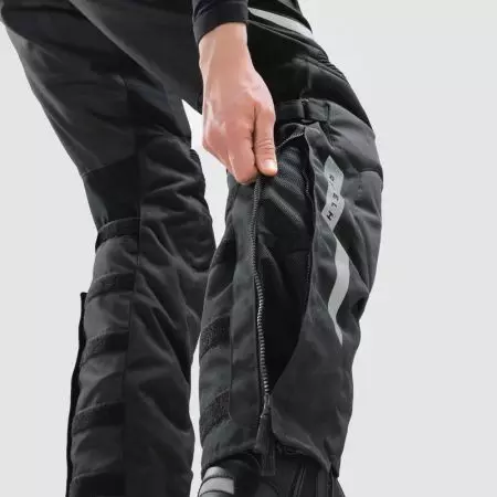 Rebelhorn Cubby V calças de motociclismo em tecido preto L-5
