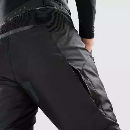 Tekstilne motociklističke hlače Rebelhorn Hiker IV, crne, 3XL-5