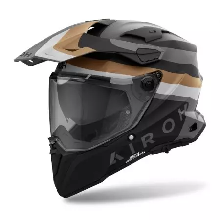 Airoh Commander 2 Doom Gold Matt M Motorrad Enduro Helm-1