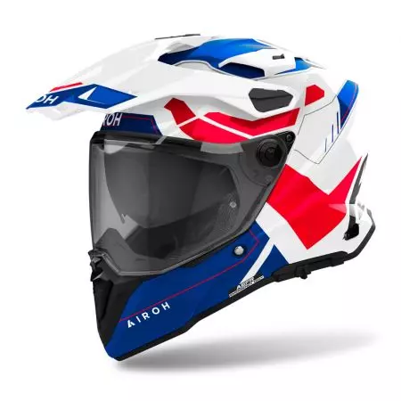 Kask motocyklowy enduro Airoh Commander 2 Reveal Blue/Red Gloss L-1