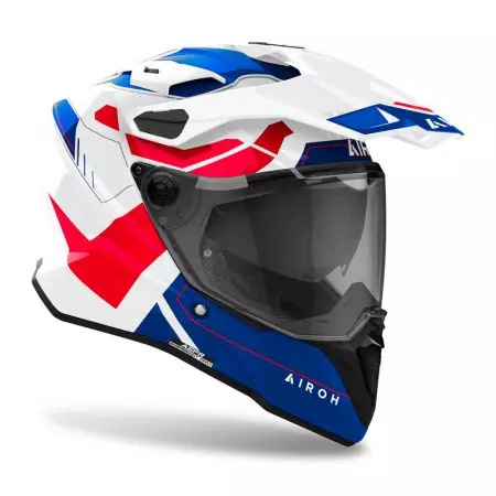 Airoh Commander 2 Reveal Blau/Rot Gloss M Motorrad Enduro Helm-2