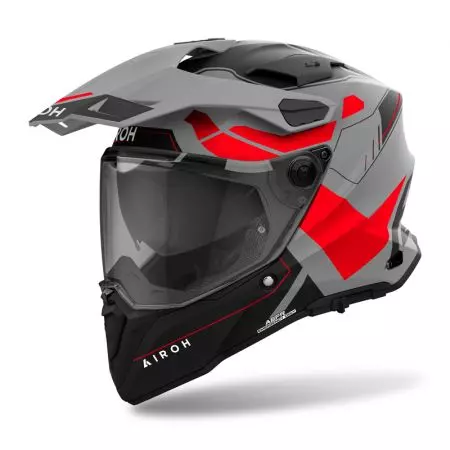 Airoh Commander 2 Reveal Red Fluo Matt L Motorrad Enduro Helm-1