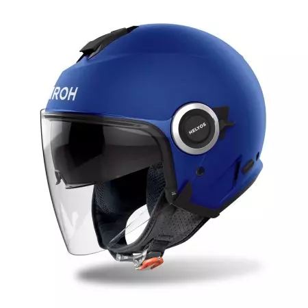 Motocyklová přilba Airoh Helyos Blue Matt L s otevřeným obličejem - HE6-19-L