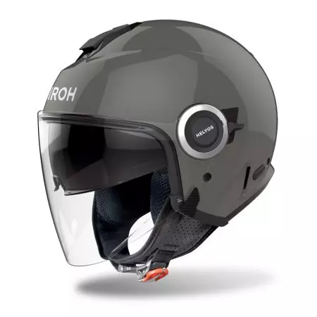 Motocyklová přilba Airoh Helyos Dark Grey Gloss XL s otevřeným obličejem - HE6-99-XL