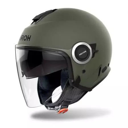Motocyklová přilba Airoh Helyos Military Green Matt XS s otevřeným obličejem - HE6-70-XS