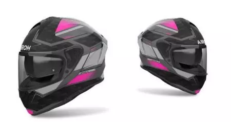 "Airoh Spark 2 Zenith Pink Matt M" integralus motociklininko šalmas-1