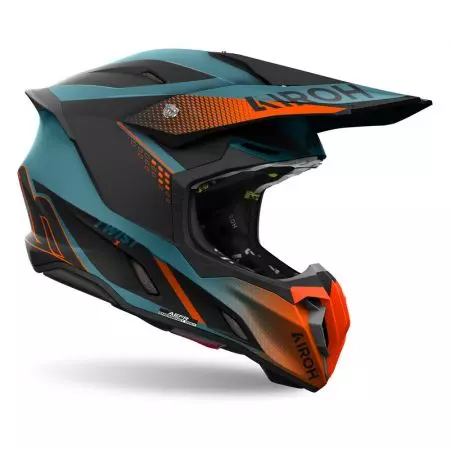 Airoh Twist 3 Shard Orange Matt XS Enduro-Motorradhelm-2