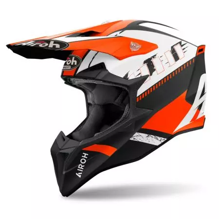 Airoh Wraaap Feel Orange Matt XXS Enduro-Motorradhelm - WRA-F32-XXS