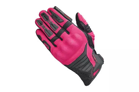 Rękawice motocyklowe skórzano-tekstylne Held Hamada Lady black/pink D5-1