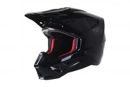 Alpinestars S-M5 Scout casco moto enduro nero/argento lucido XS