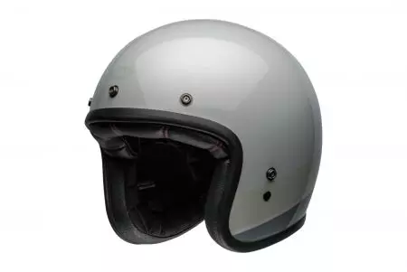 Bell Custom 500 ECE6 Apex silver flake casco moto aperto M-1