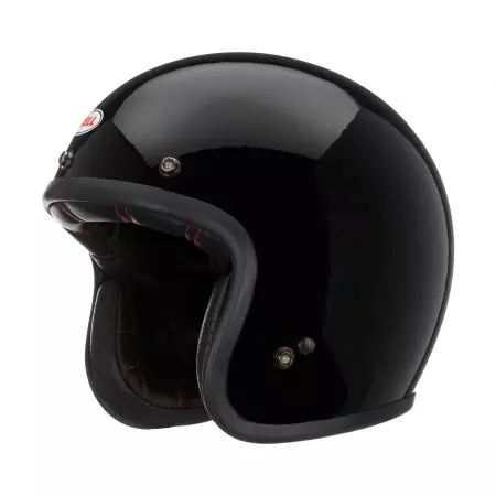 Cască de motocicletă Bell Custom 500 ECE6 negru S open face pentru motociclete - CUSTOM 500-SOL-01-S