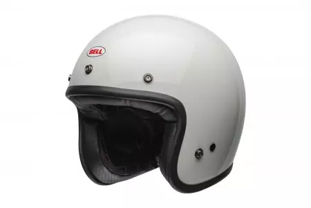 Bell Custom 500 ECE6 Vintage baltas atviras veidas motociklininko šalmas M - CUSTOM 500-VIN-90-M