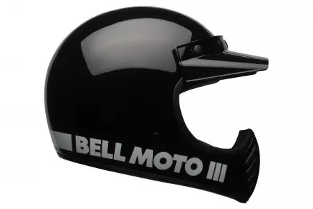 Casco moto enduro Bell Moto-3 ECE5 Classic negro L-2