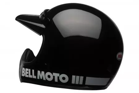 "Bell Moto-3 ECE5 Classic" juodas L enduro motociklininko šalmas-5