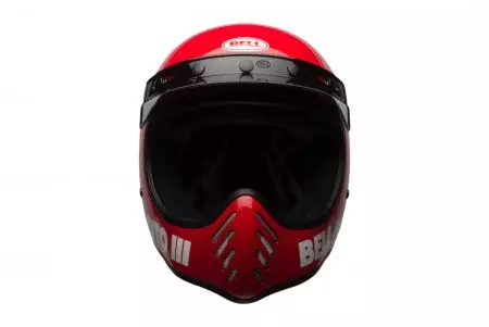 Capacete de motociclista Bell Moto-3 ECE5 Classic vermelho M enduro-5
