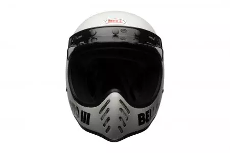 Capacete de motociclista Bell Moto-3 ECE5 Classic branco M enduro-8