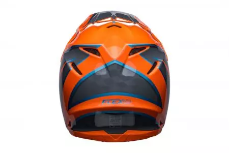 "Bell Moto-9S Flex Sprite" oranžinis/pilkas L enduro motociklininko šalmas-4