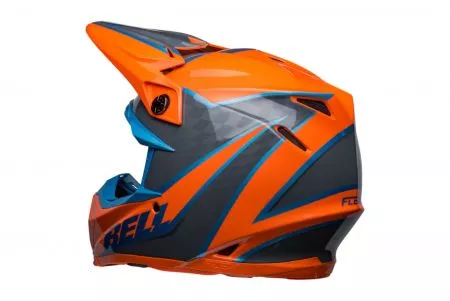 "Bell Moto-9S Flex Sprite" oranžinis/pilkas L enduro motociklininko šalmas-5