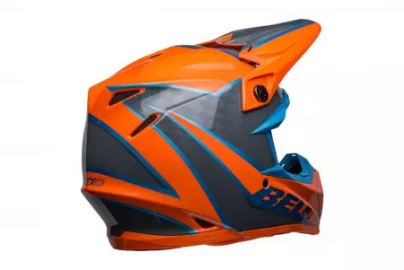 "Bell Moto-9S Flex Sprite" oranžinis/pilkas L enduro motociklininko šalmas-6
