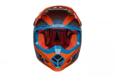 "Bell Moto-9S Flex Sprite" oranžinis/pilkas L enduro motociklininko šalmas-7