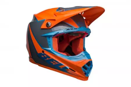 Kask motocyklowy enduro Bell Moto-9S Flex Sprite orange/grey L-8