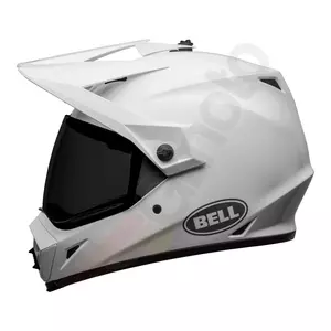 Bell MX-9 Adventure Mips Solid white XXL enduro motocikla ķivere-4
